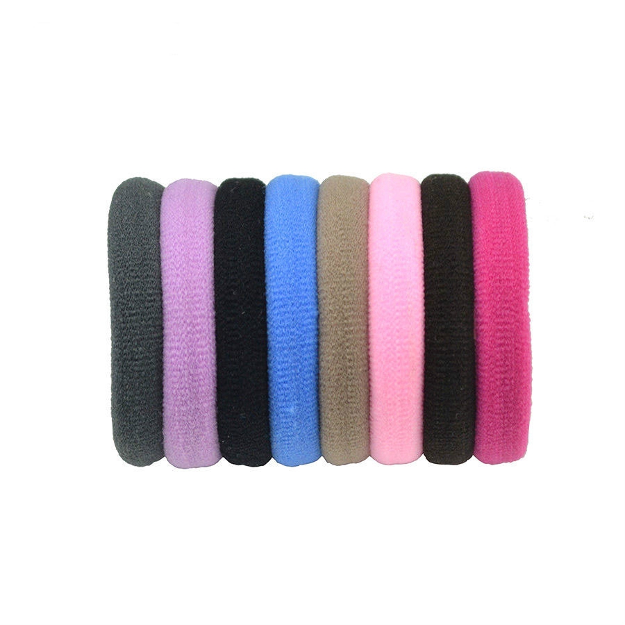 50pcs Rope Ring Elastic Hairband Ponytail Holder