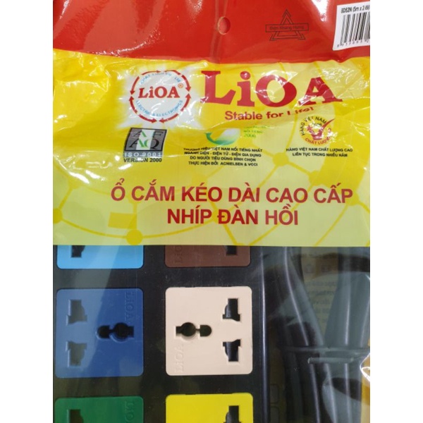 Ổ cắm điện đa năng 8 ổ Lioa 8D32N / 8D52N