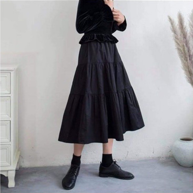 Chân váy 3 tầng von (2 lớp) DV6