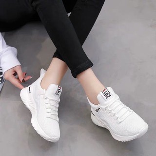 Giầy thể thao nữ EILA đế cao 3 phân màu đen