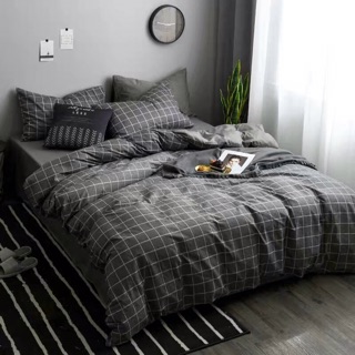 Chăn ga gối 5 món cotton poly nhập