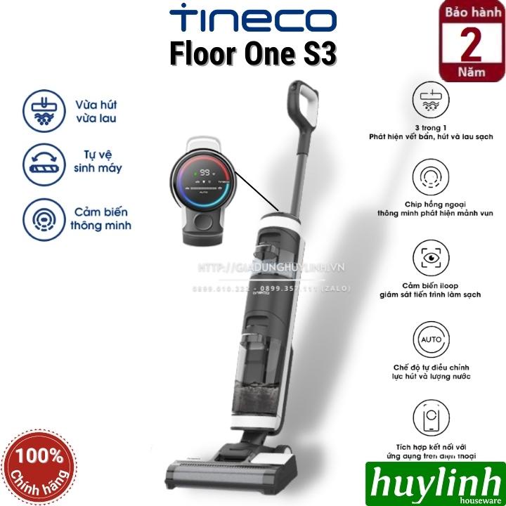 Máy hút bụi lau sàn thông minh dùng pin Tineco Floor One S3 - Chính hãng