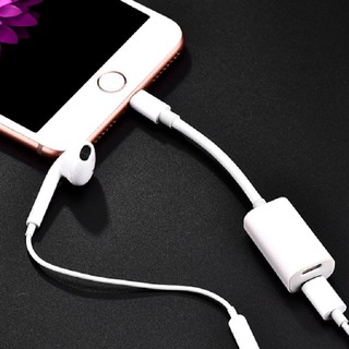 Jack chia cổng Lightning 1 ra 2 cho Iphone 7, 7 Plus, 8, 8 Plus, X