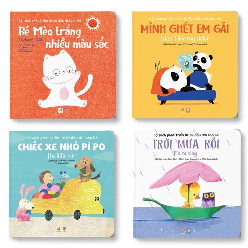 Sách - Truyện Tranh Cho Bé - Phát Triển IQ-EQ Đầu Đời Cho Bé - Song Ngữ ( Quyển lẻ tùy chọn )
