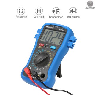 B&O HoldPeak Backlight LCD Digital LCR Multimeter Resistance Capacitance Inductance Transistor hFE Test Tester Meter with Wrist Strap