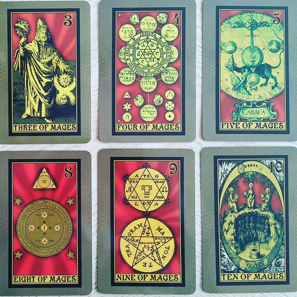 Bộ Bài AlcheMystic Woodcut Tarot (Mystic House Tarot Shop) - Bài Gốc Authentic Chính Hãng 100%