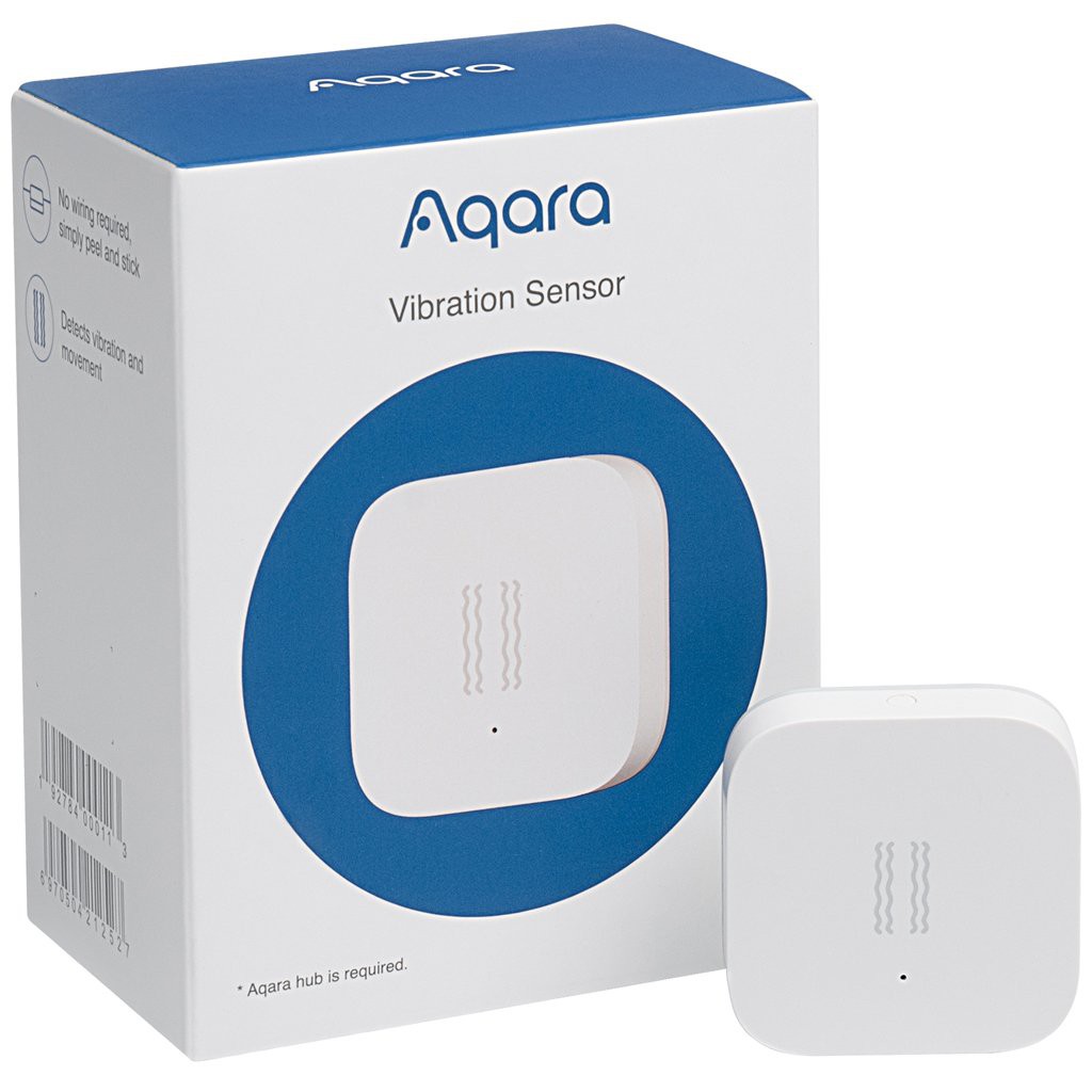 Cảm biến rung Aqara - Đo độ rung, độ nghiêng hoặc rơi, Kết nối zigbee, tương thích Aqara Home hoặc Mi Home