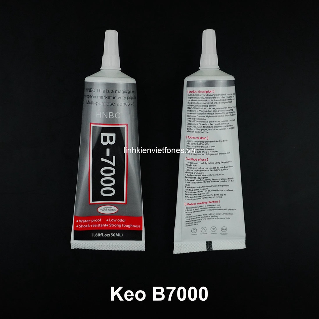 Keo B7000 (tuýp 50ml) - Dán siêu dính