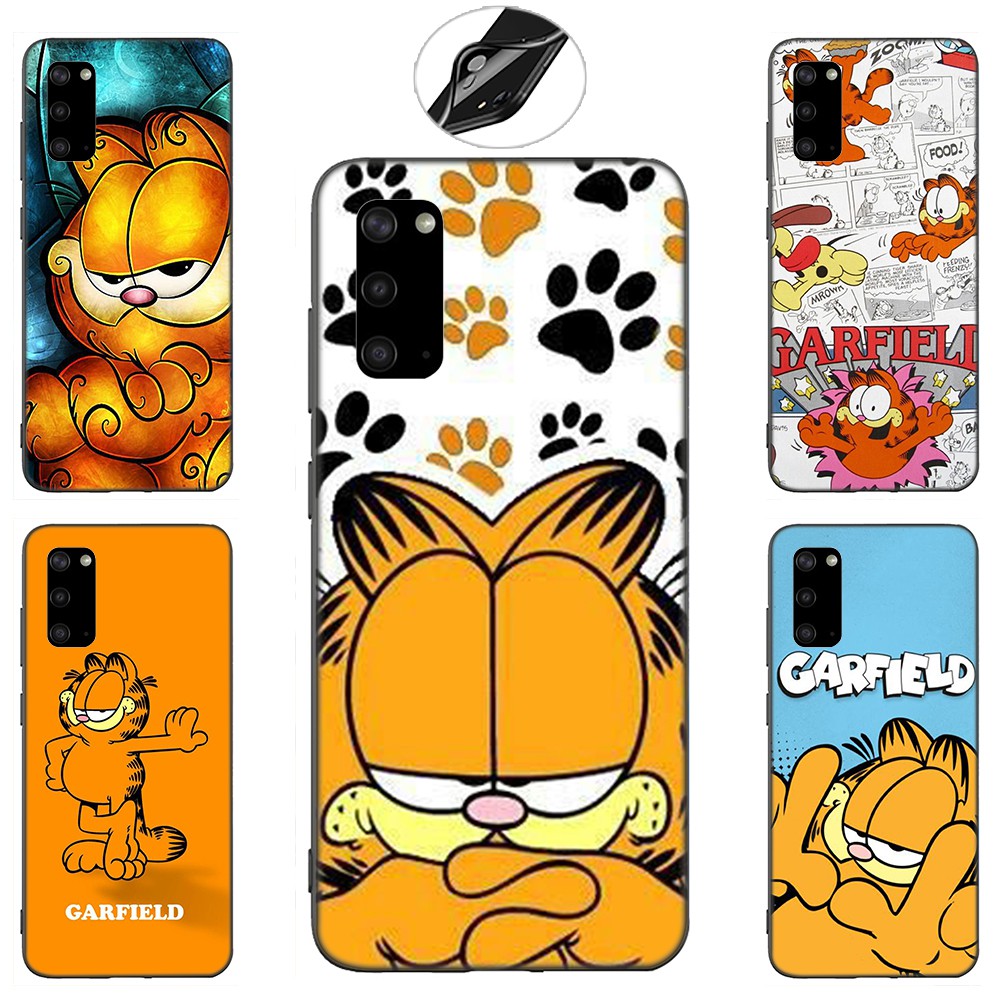 Samsung Galaxy J2 J4 J5 J6 Plus J7 J8 Prime Core Pro J4+ J6+ J730 2018 Casing Soft Case 43SF Garfield Cat Cartoon Cute mobile phone case