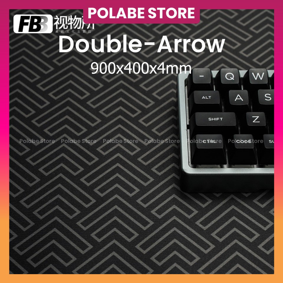Deskpad FBB Pad chuột bàn phím cơ 90x40cm dày 4mm, tổng hợp deskmat hàng xịn chính hãng FBB - Polabe Store