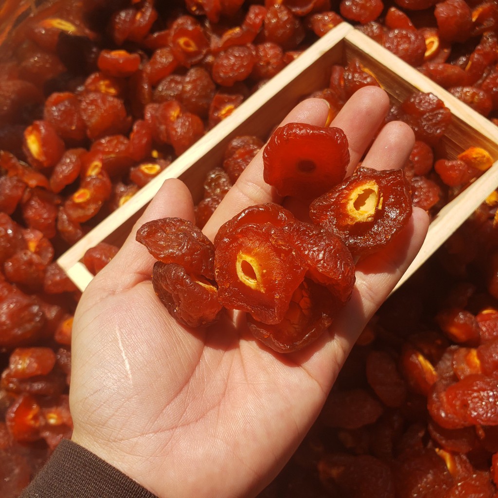 Mứt Đào Chẻ (Mứt Anh Đào) - Lon 500gr