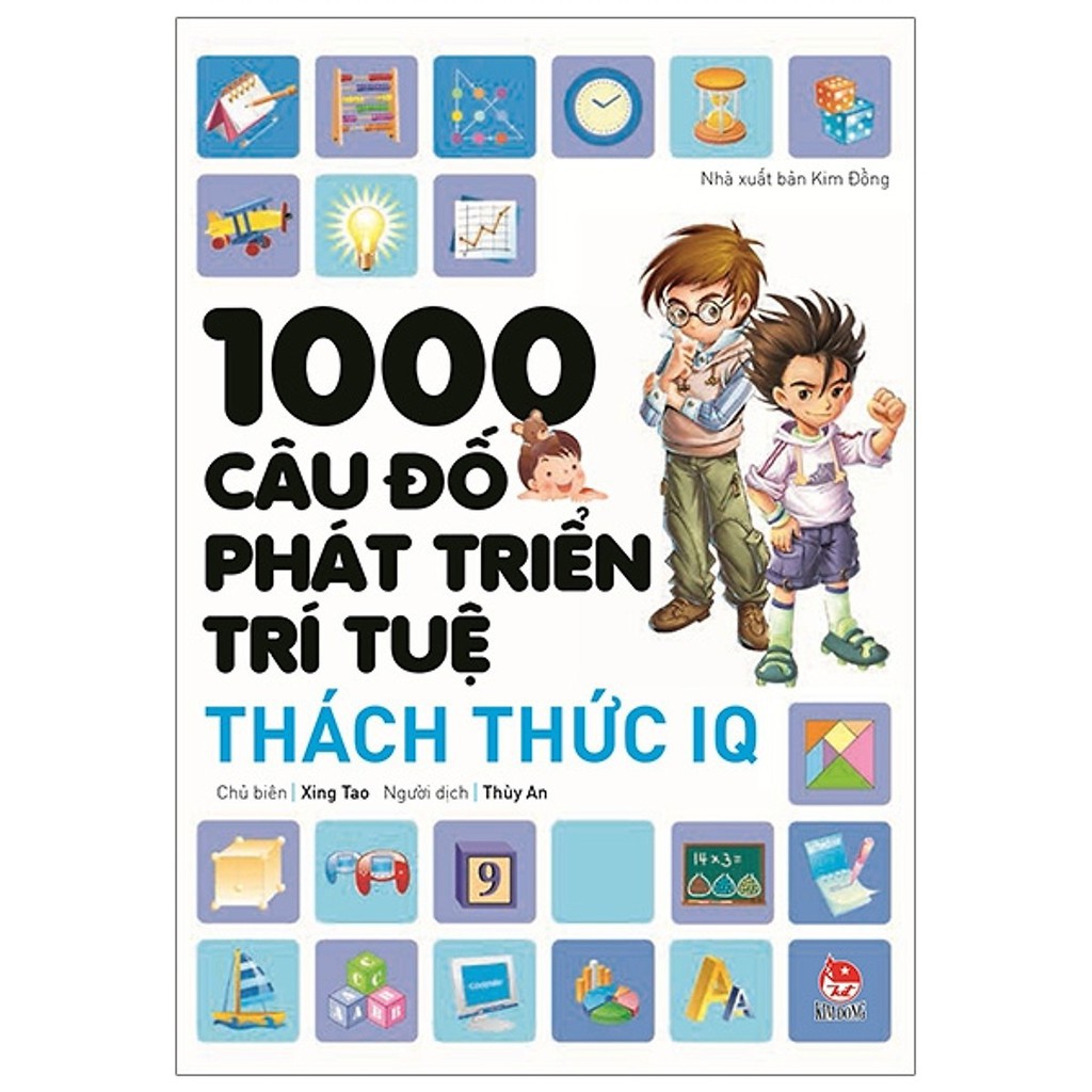 SÁCH - 1000 Câu Đố Phát Triển Trí Tuệ Thách Thức IQ (Tái Bản 2019) Gigabook