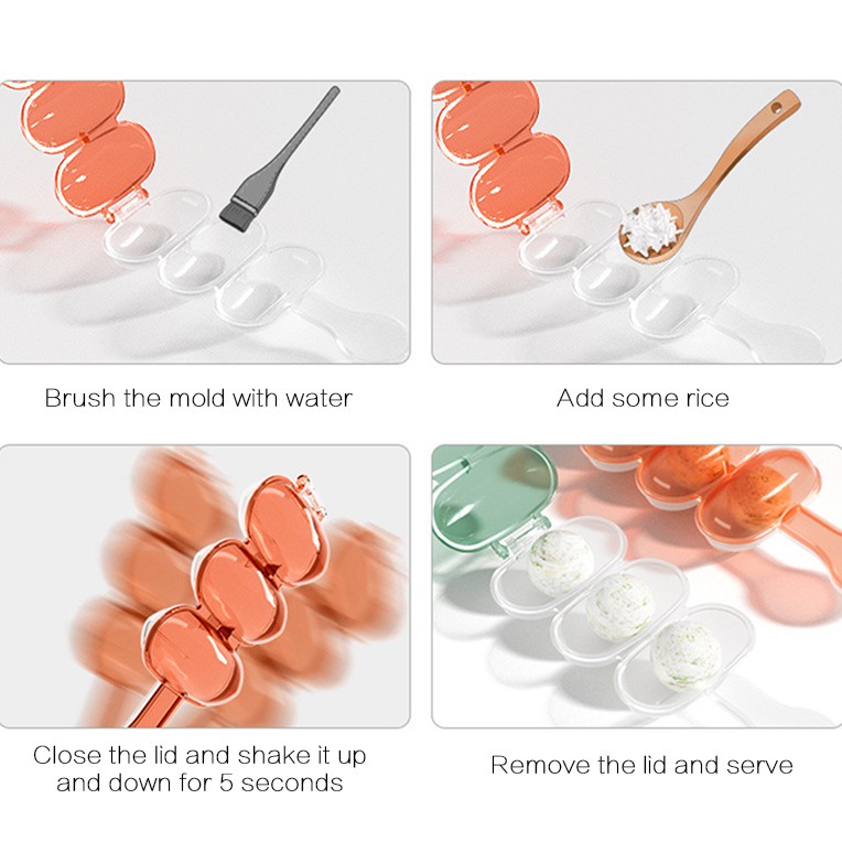 Khuôn Tạo Hình Cơm Nắm Nhanh Gọn Tiện Dụng Chất Lượng Cao