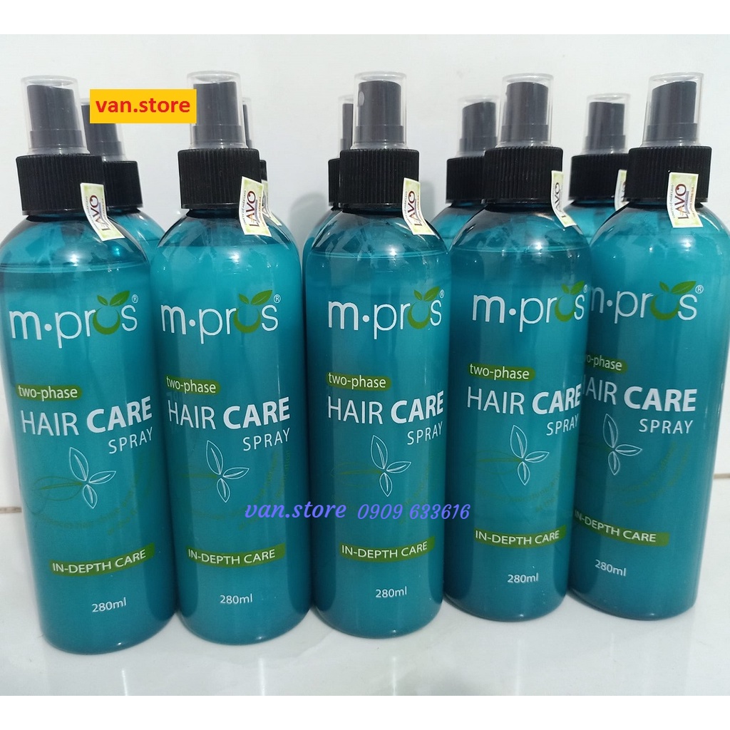 Sữa Dưỡng Tóc M.pros Hair Care Spray 280ml 2 Lớp - Xịt Dưỡng Tóc Và Bảo Vệ Tóc