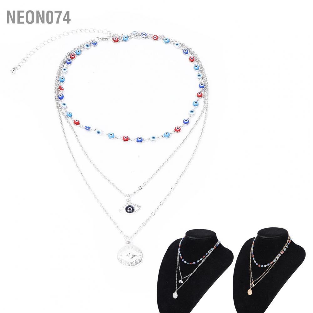 Neon074 Neon074 Mặt dây chuyền độc đáo Lớp vòng cổ Bữa tiệc Đơn giản Tinh tế Vòng Trang sức Quà tặng Phụ kiện