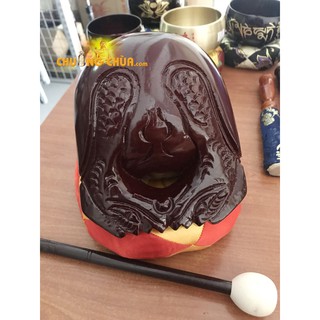 Mõ tụng kinh Đài Loan 4 inch (bộ gồm 1 mõ, 1 đế, 1 dùi)