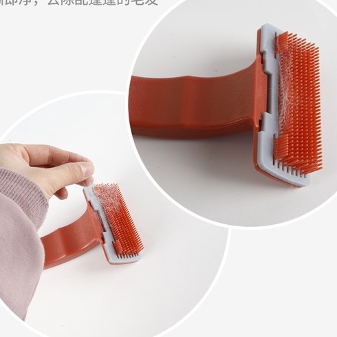 Lược cho chó mèo chải lông lớn nút cấm lấy lông, đồ dùng cún mèo vệ sinh Con Mèo Xiêm