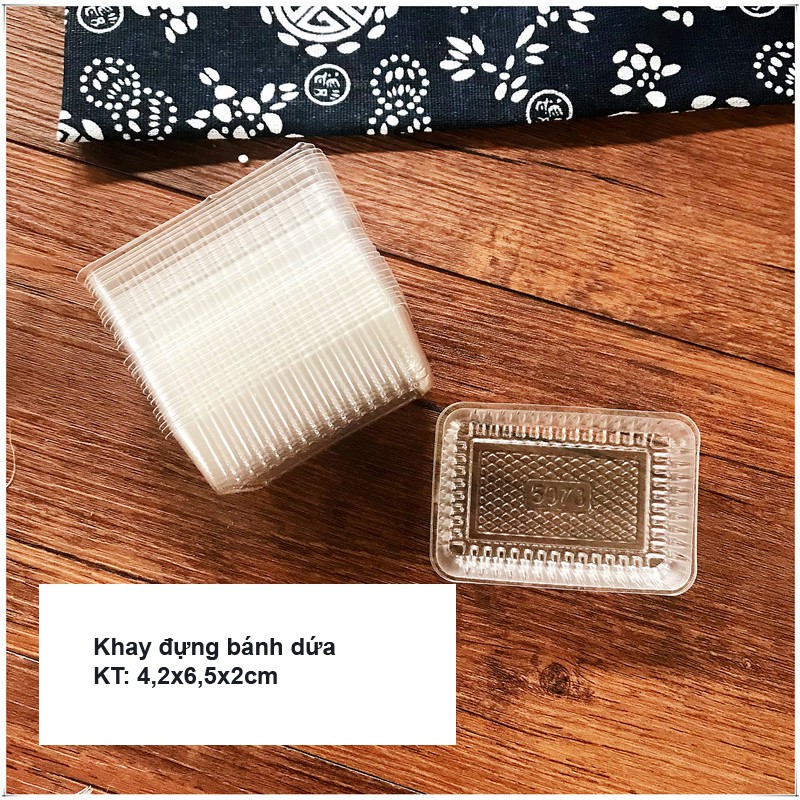 Khay đựng bánh dứa 100c