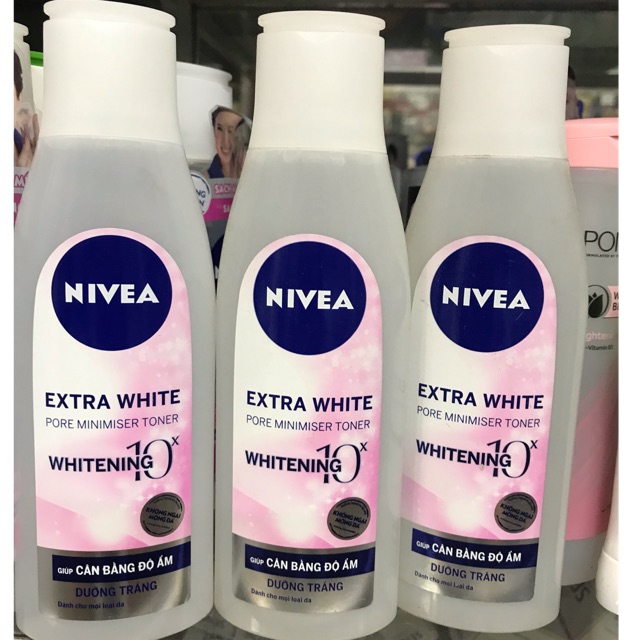 ước hoa hồng dưỡng trắng và giúp se khít lỗ chân lông Nivea 200ML