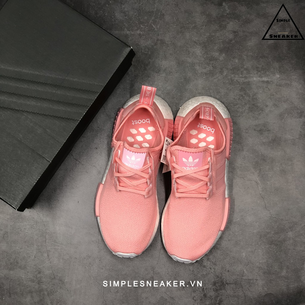 Giày Adidas Nữ 🔴FREESHIP🔴 NMD R1 Auth - Giày Nữ Adidas NMD R1 Glow Pink Chính Hãng