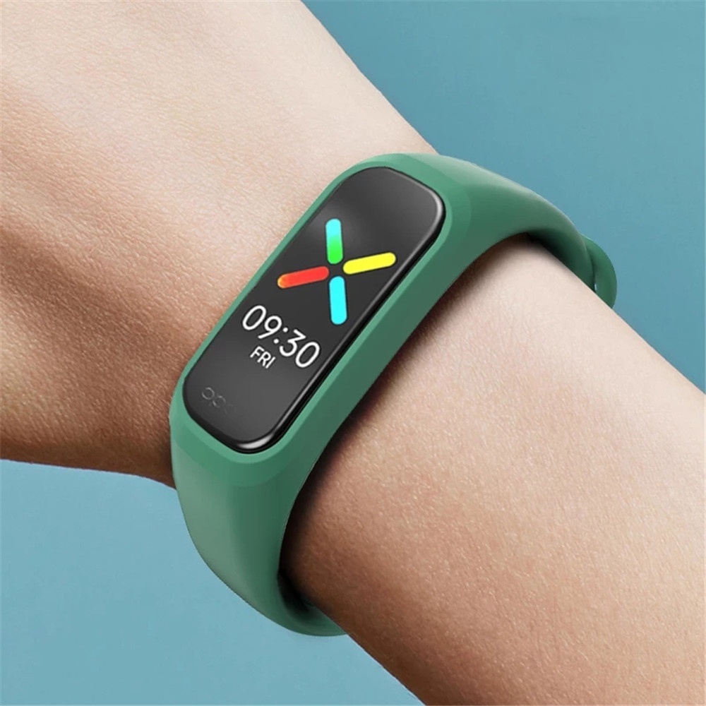 Dây Đeo Thay Thế Bằng Silicone Chống Mồ Hôi Cho Đồng Hồ OPPO