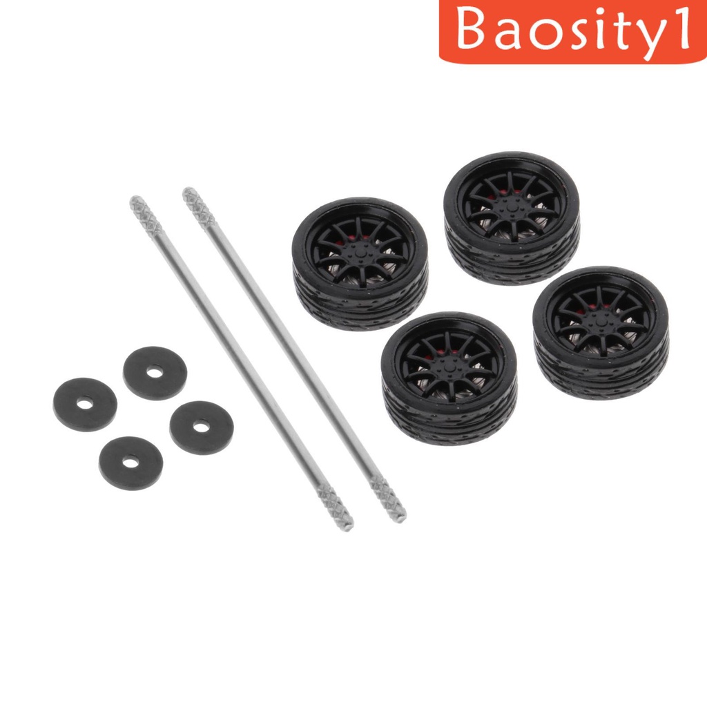 Bộ bánh xe đồ chơi tỉ lệ 1: 64