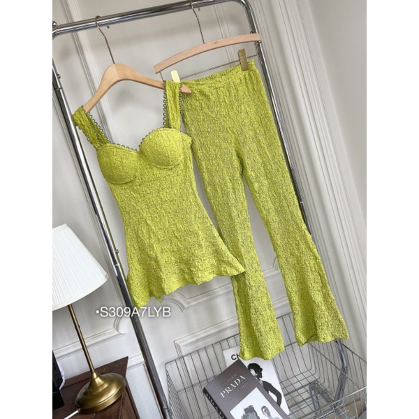 SET BỘ DÀI NỮ CAO CẤP SET THUN XỐP ÁO XẺ TÀ CÚP NGỰC QUẦN DÀI DÁNG LOE SANG CHẢNH ĐI TIỆC DẠO PHỐ