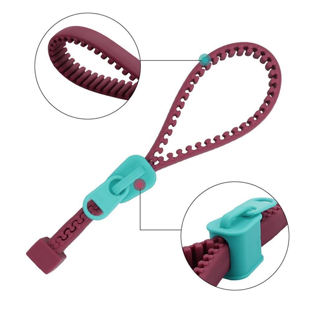 Dụng Cụ Mở Nắp Chai Bằng Silicone Có Khóa Kéo Tiện Lợi