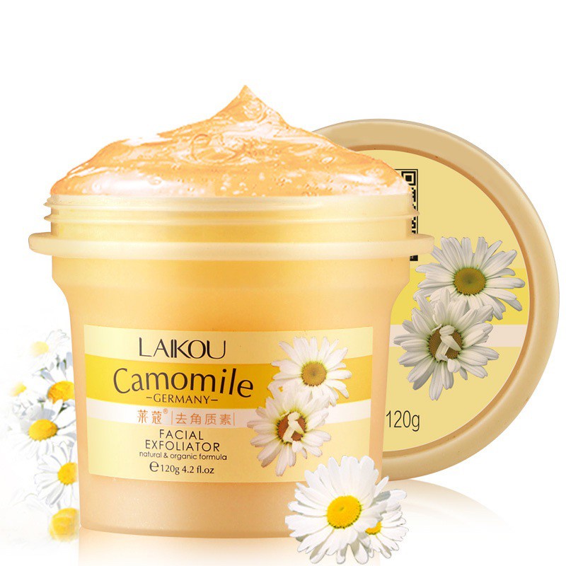 Tẩy da chết tế bào chết hoa cúc Laikou Camomile Facial Exfoliator