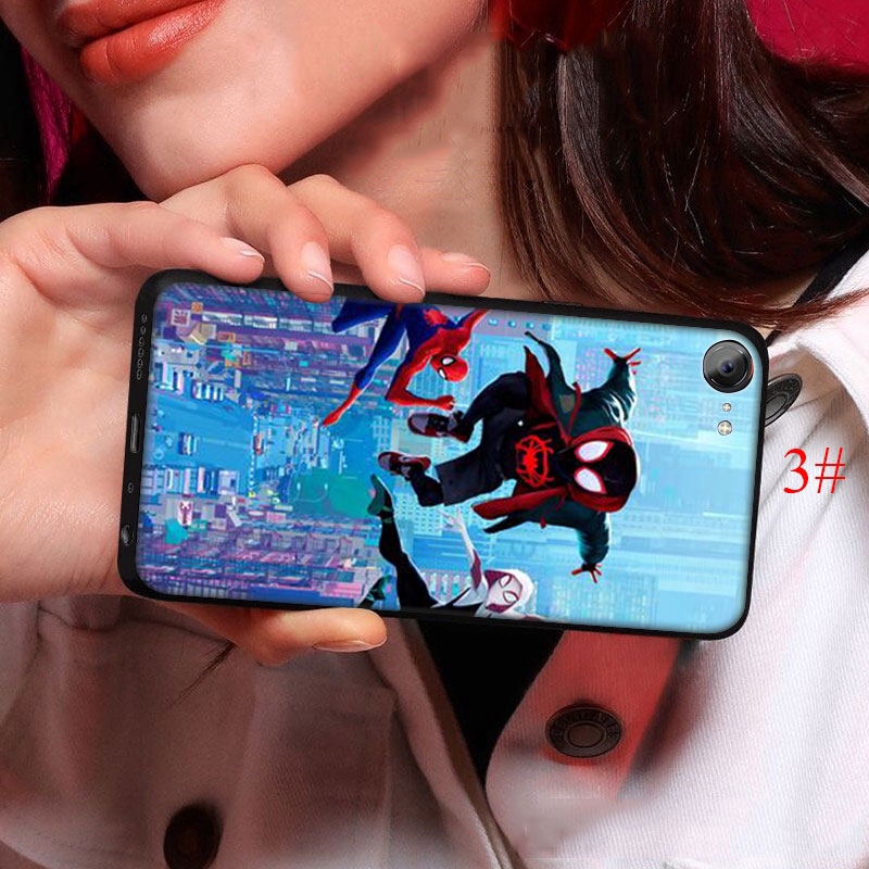 Ốp điện thoại silicon dẻo in hoạt hình Spider man into the spider verse OPPO Realme C2 C3 5s 6 X2 Pro A12 A92S A91 A8