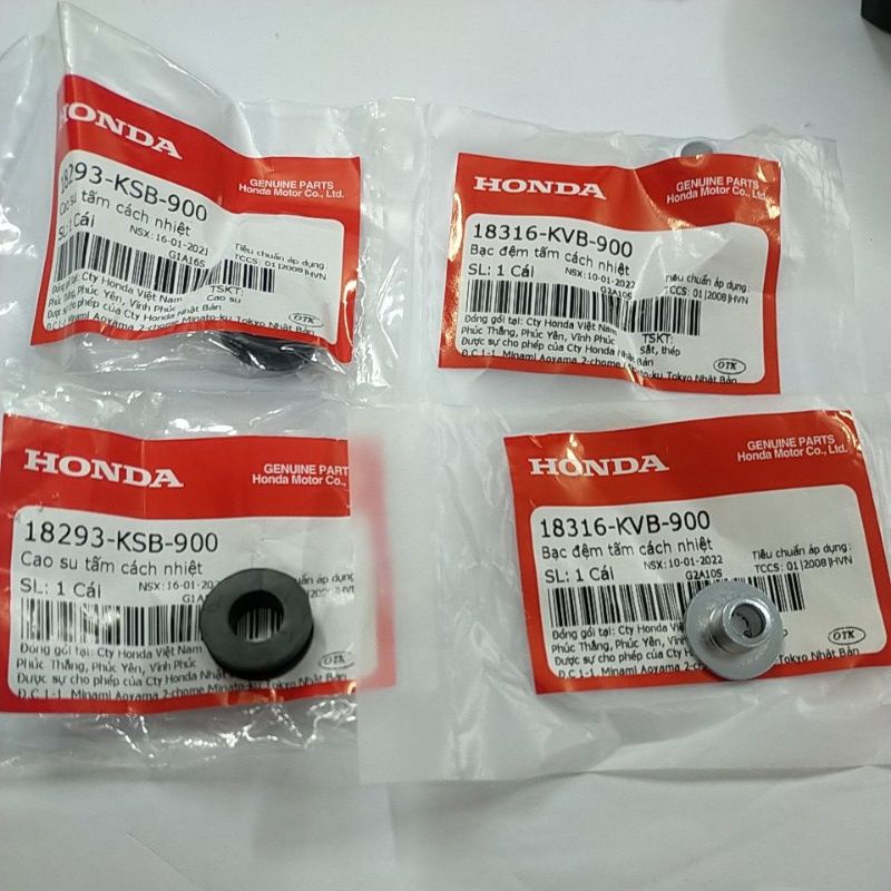 Cao su + ắc ốp pô Honda ( Có bán lẻ )
