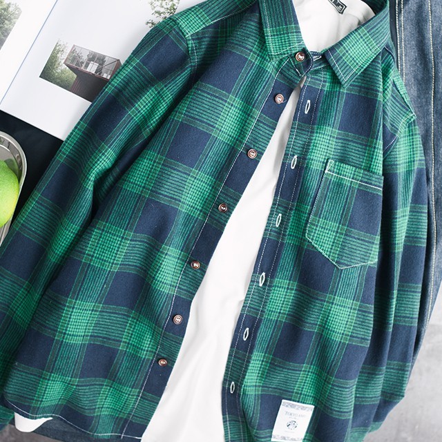 Áo sơ mi nam kẻ caro ulzzang fom rộng hàng độc lạ đẹp chuẩn loại 1 | BigBuy360 - bigbuy360.vn
