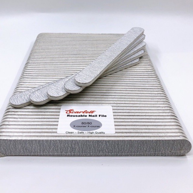 Dũa móng bột nhám Mỹ 80/80 - dũa móng tay, dũa phá Gel