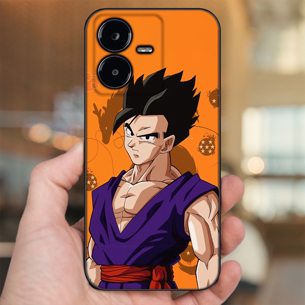 Ốp lưng Vivo Y22s viền đen in hình Gohan Dragon Ball