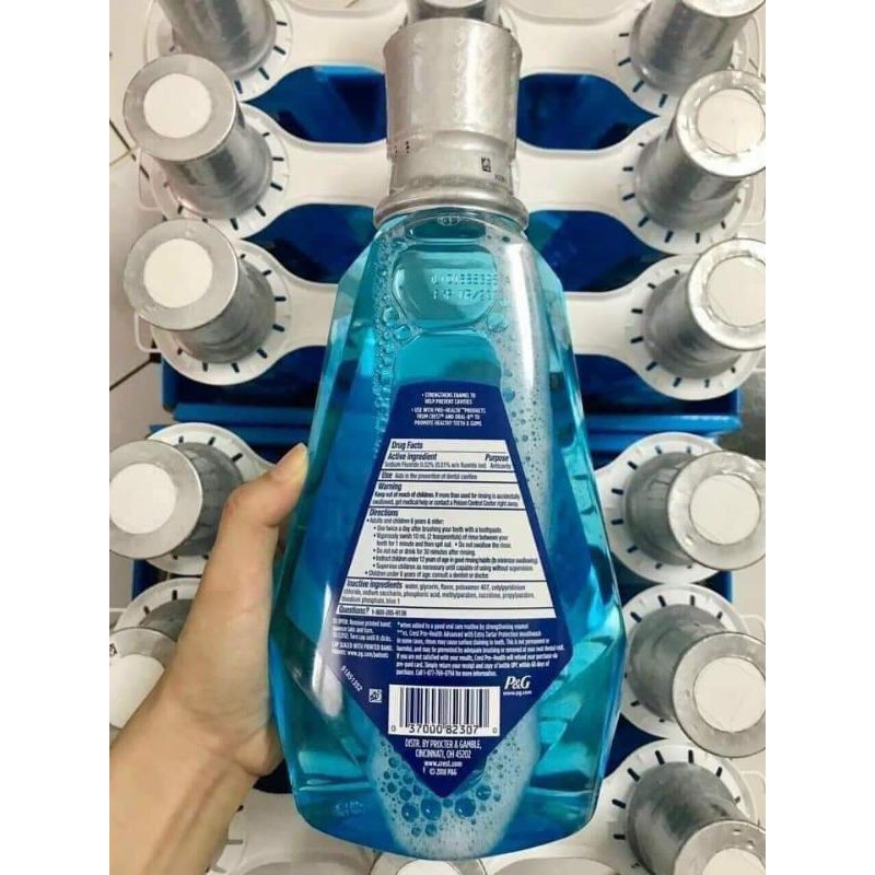 Nước súc miệng Crest Pro Health Advance chai 1 Lít