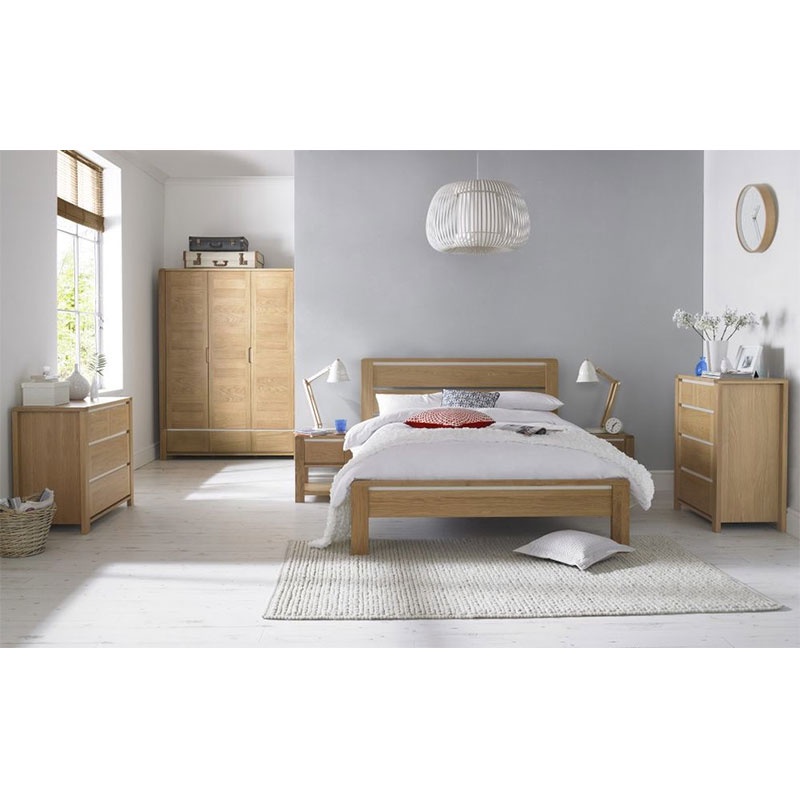 Tủ quần áo Casa 2 cánh gỗ sồi IBIE nhiều tùy chọn