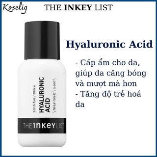 Tinh chất cấp ẩm phục hồi da Hyaluronic Acid Serum - The INKEY List 30ml