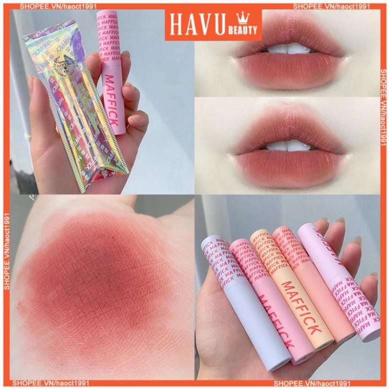 Son Kem Lì Siêu Mịn MAFFICK Vị Kẹo Camaron Mã MF042 - GIAO MÃ NGẪU NHIÊN CHO BUÔN SỈ - HAVU Beauty