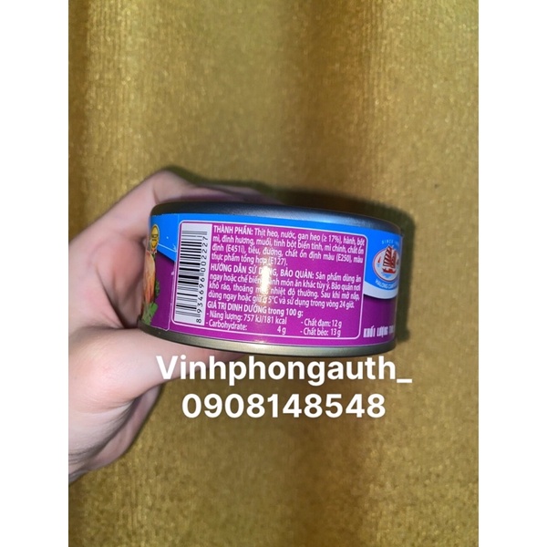 Pate gan Hạ Long Canfoco đóng hộp 150g