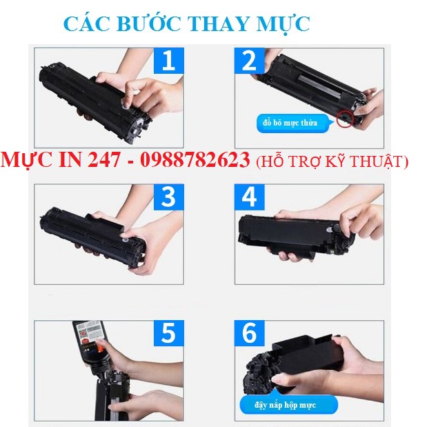 COMBO 02 HỘP MỰC 12A DÙNG CHO CANON 2900, CÓ LỖ ĐỔ MỰC THẢI VÀ NẮP ĐỔ MỰC VÀO