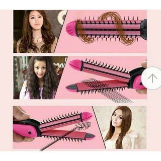 Máy làm tóc Nova 3 trong 1 (Là tóc, Dập xù, Tạo xoăn)