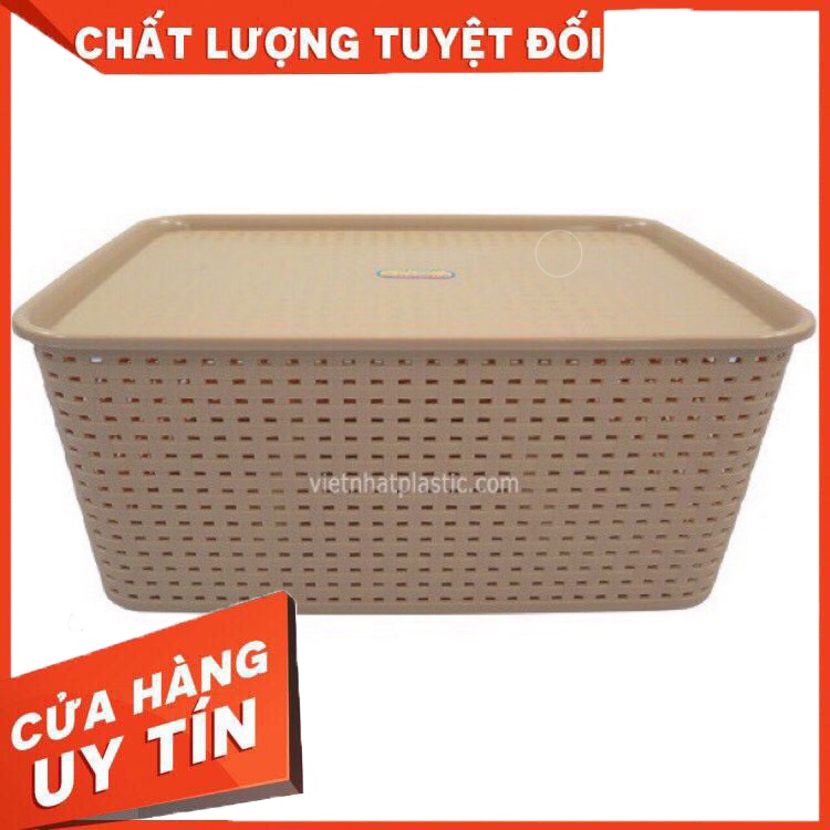 Rổ chữ nhật đựng có lắp hàng công ty việt nhật