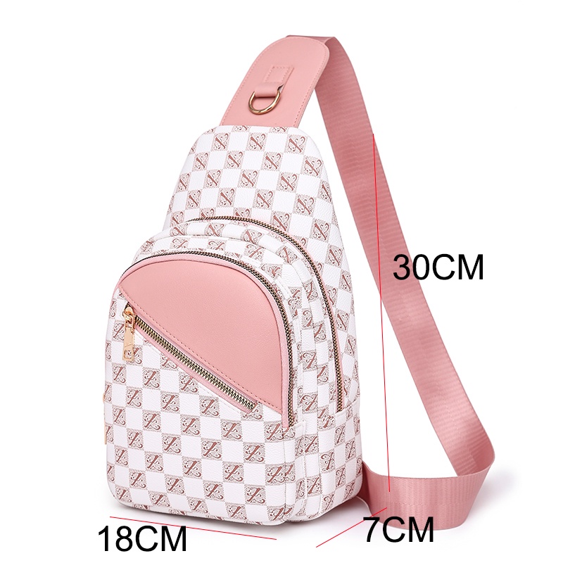 Túi đeo trước ngực phong cách thời trang Hàn Quốc mới 2022 2 màu tùy chọn