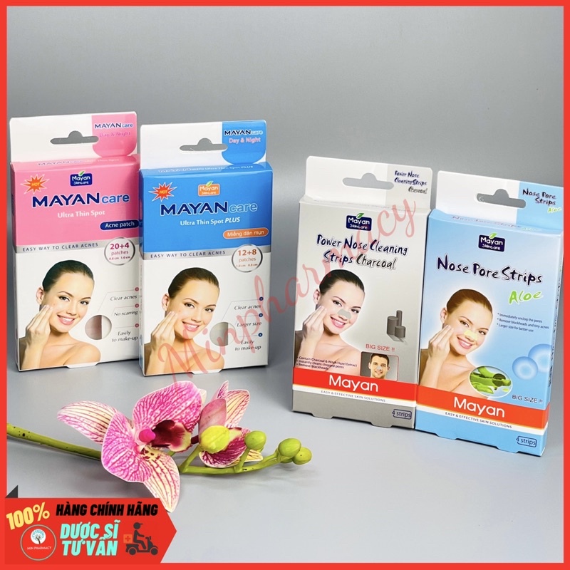 MIẾNG DÁN MỤN MAYAN CARE Ultra Thin Spot 20 miếng - Minpharmacy