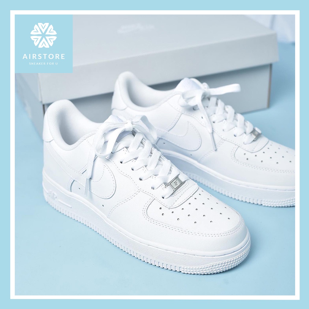 Giày_Nike AF1 Nam Nữ, Giày Air Force 1 Màu Trắng Thể Thao Thời Trang Dễ Phối Đồ Hàng Đẹp Full Box