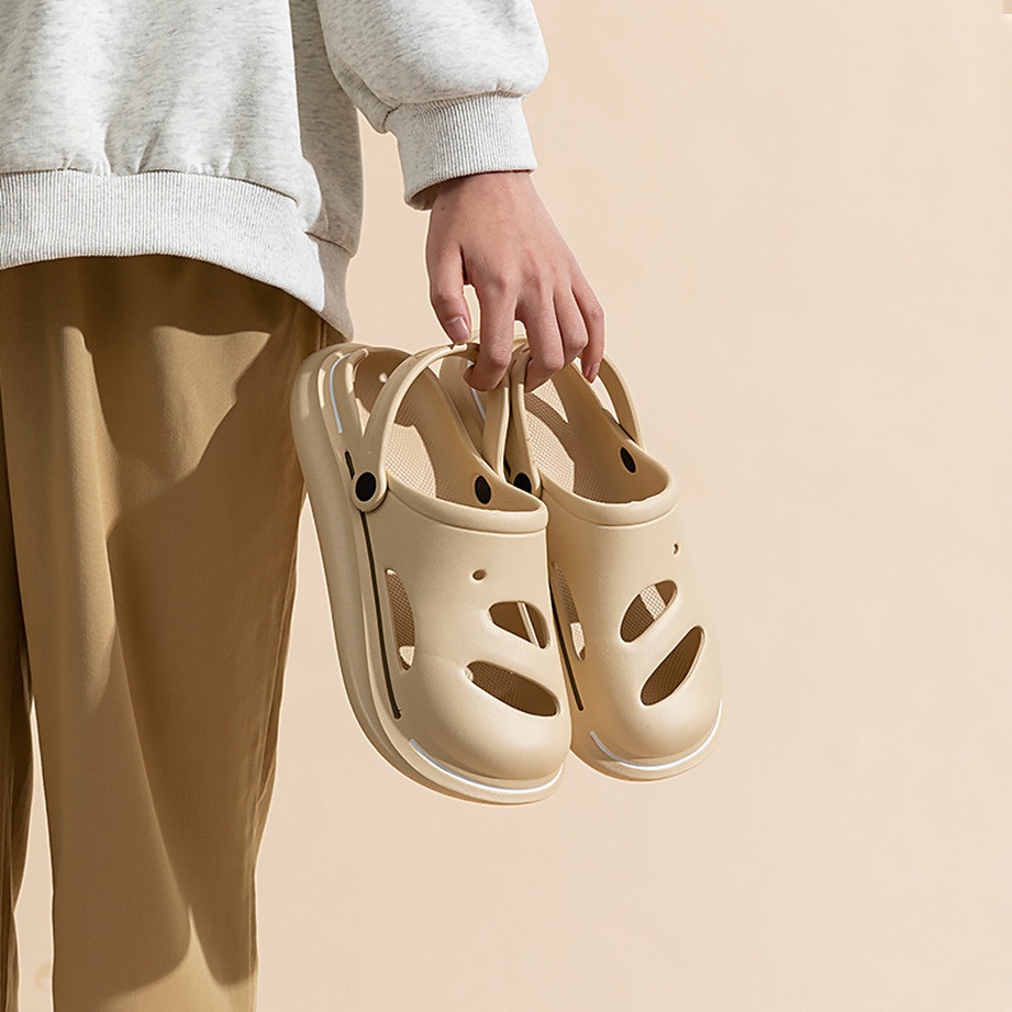 Dép Sandal Eva Đế Dày Màu Trơn Thời Trang Mùa Hè 2022 Cho Nữ