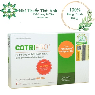 Cotripro - Viên Uống Hỗ Trợ Bệnh Trĩ