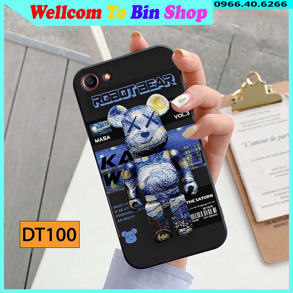 Ốp lưng Oppo F1S / Oppo F3 / Oppo F3 Plus in hình Ronbot Bear đáng yêu, dễ thương, ốp lưng thời trang cao cấp - rẻ - đẹp