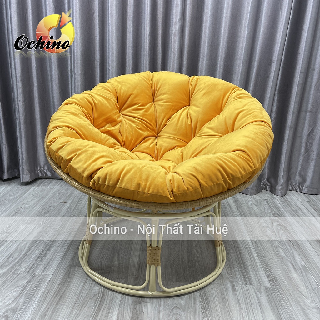 Ghế Nệm Tròn Thư Giãn Papasan Phòng Khách/Phòng Ngủ Phong Cách Bắc Âu ( Ảnh Thật Shop Chụp)