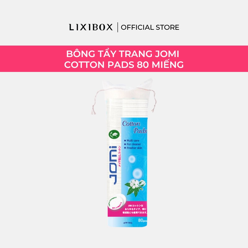 [HB gift] Combo 2 Bông tẩy trang Jomi 80 miếng